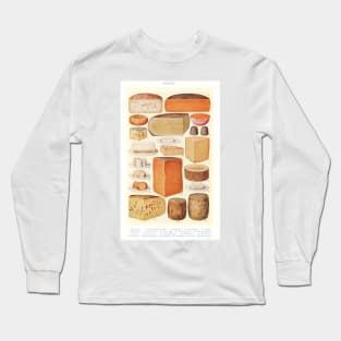 Cheese, from Mrs. Beeton's Book of Household Management Long Sleeve T-Shirt